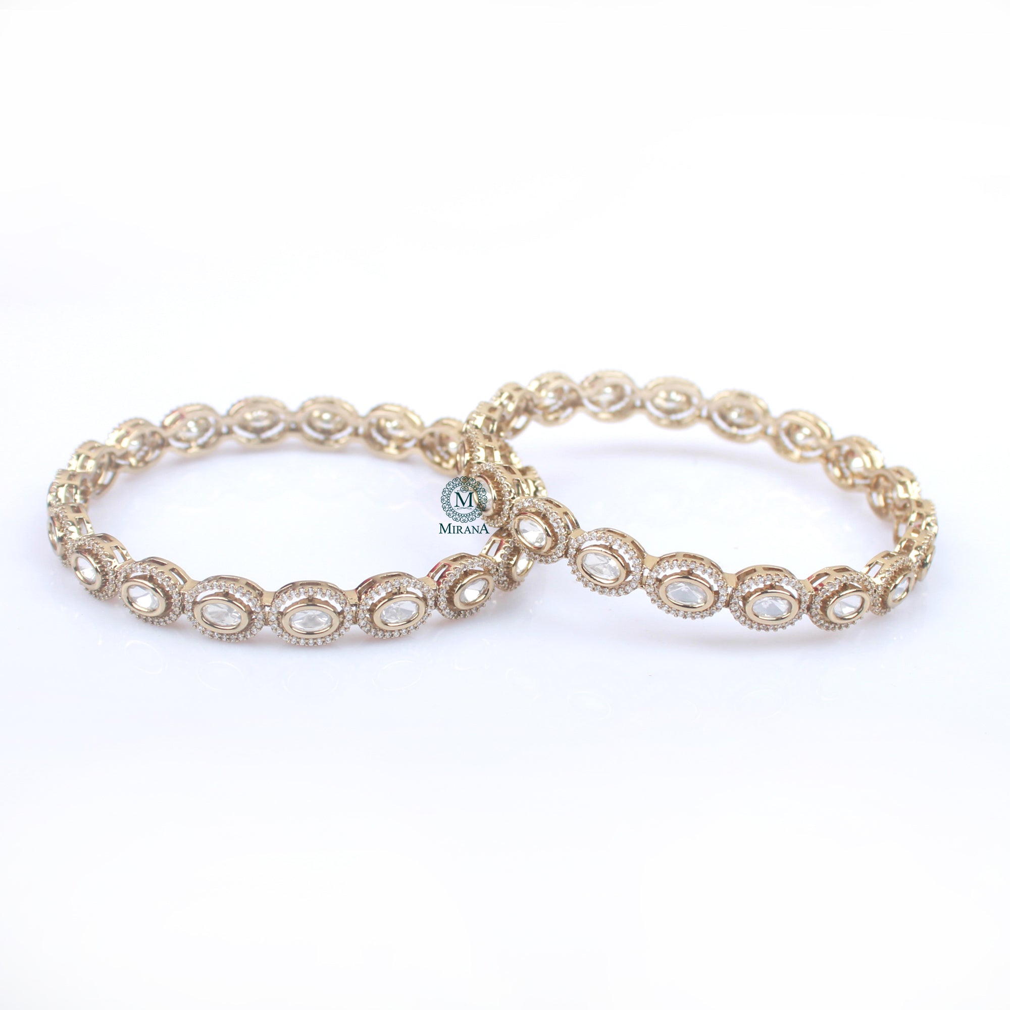Isha Polki Designer Bangles