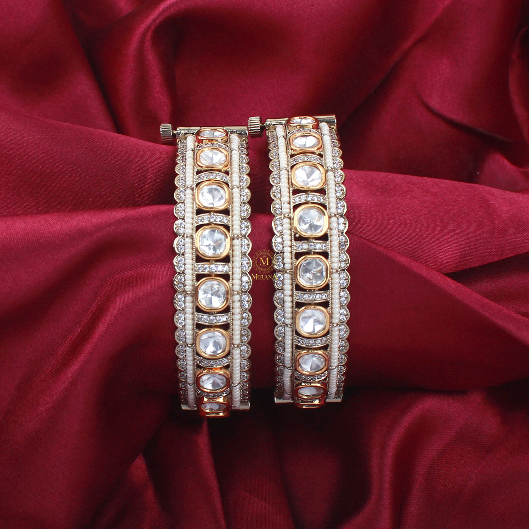 Kashvi Polki Designer Bangles