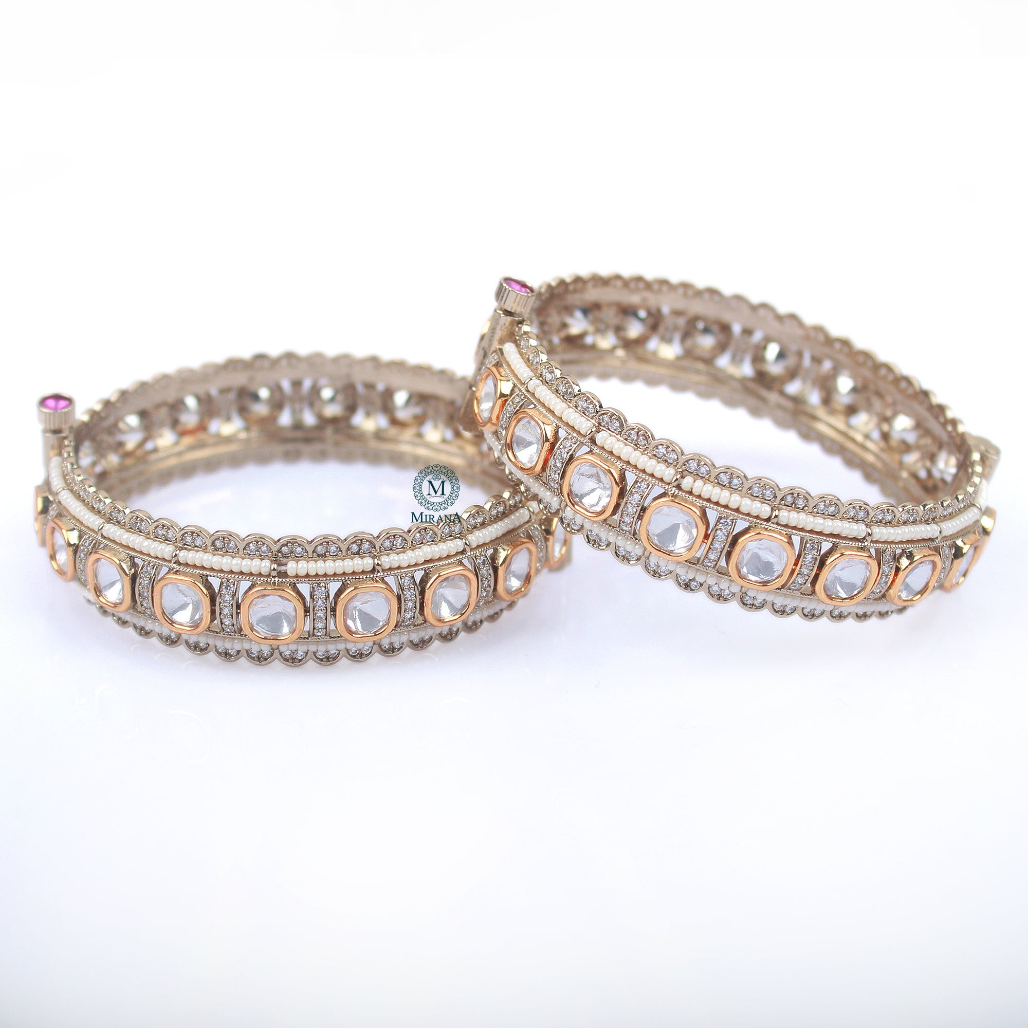 Kashvi Polki Designer Bangles