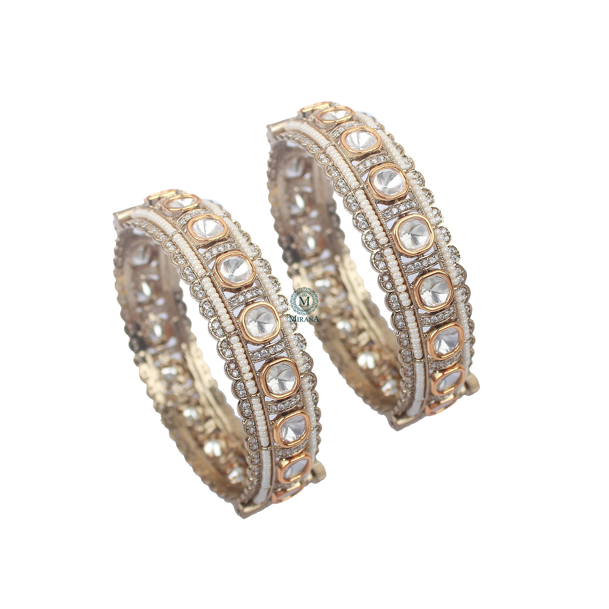 Kashvi Polki Designer Bangles
