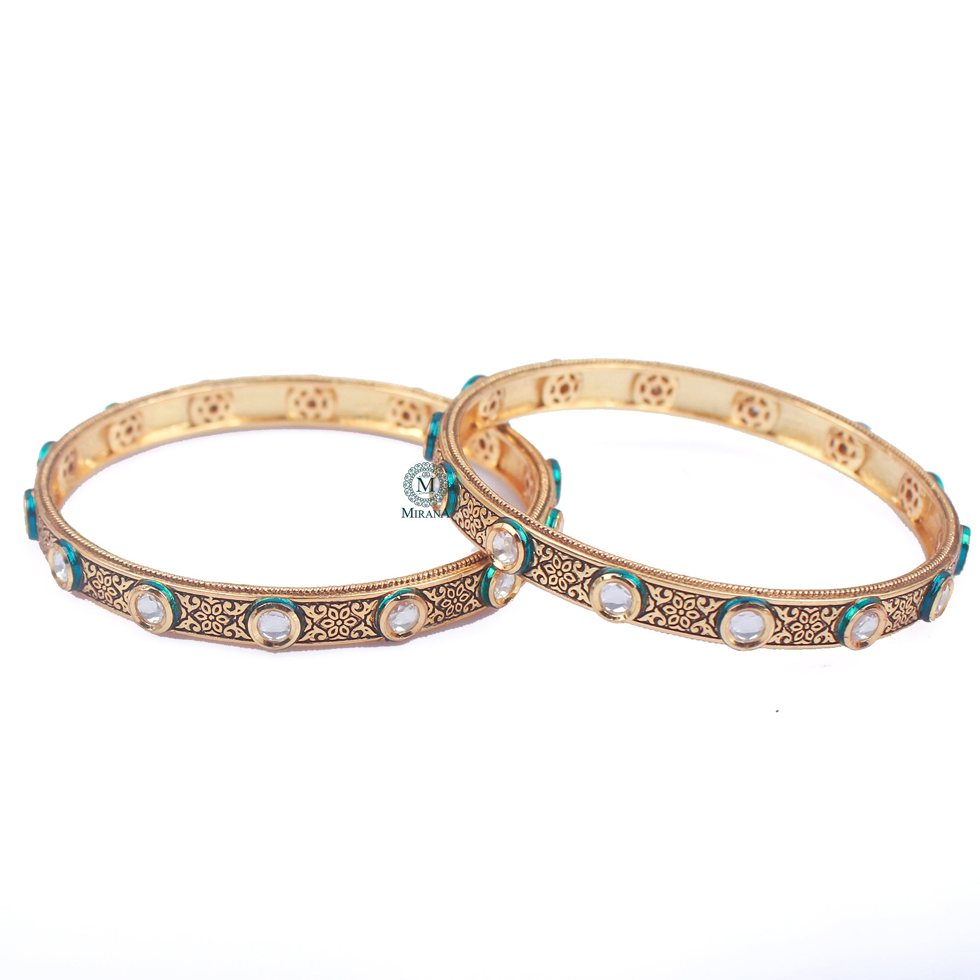 Vritika Polki Designer Bangles