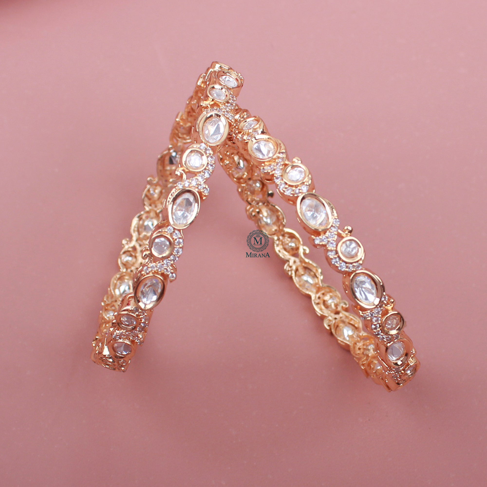 Tushi Polki Designer Bangles