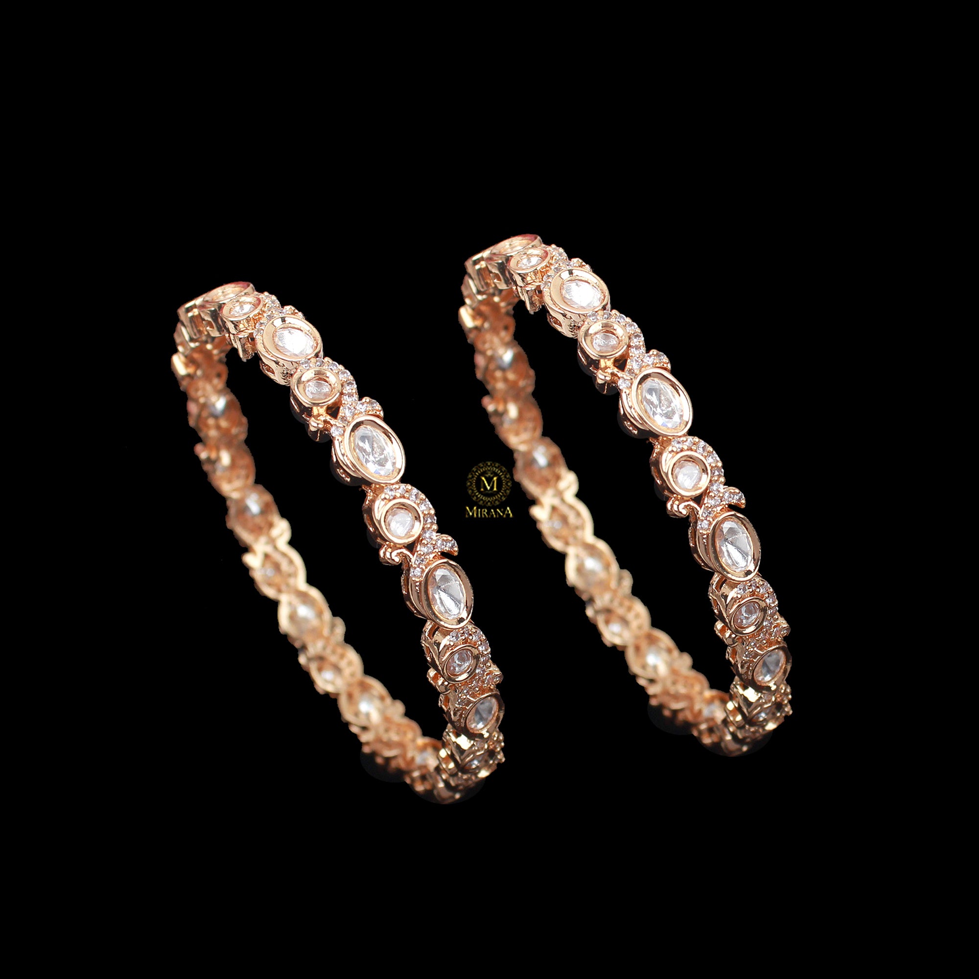 Tushi Polki Designer Bangles
