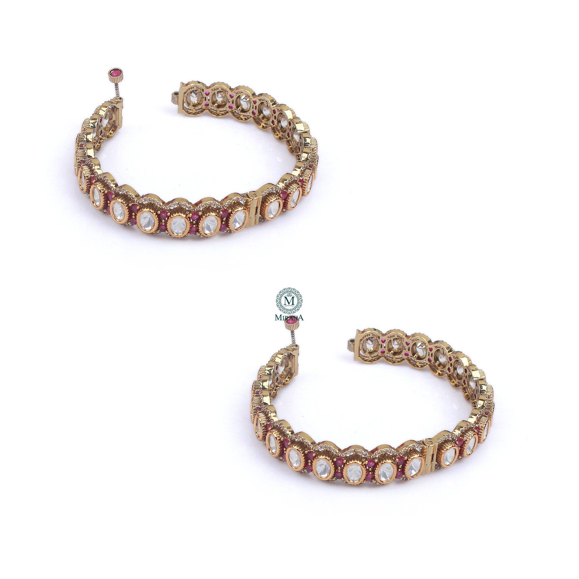 Adira Polki Designer Bangles