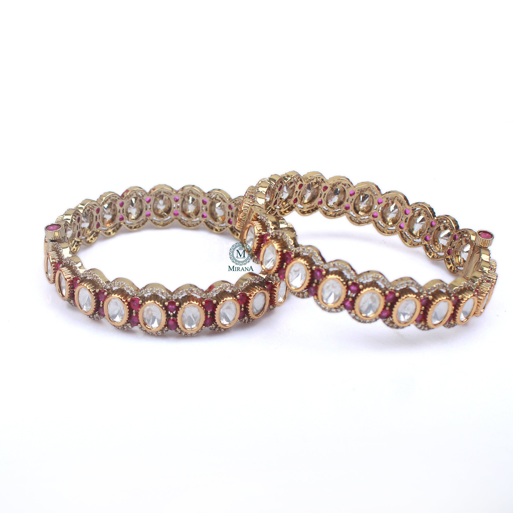 Adira Polki Designer Bangles