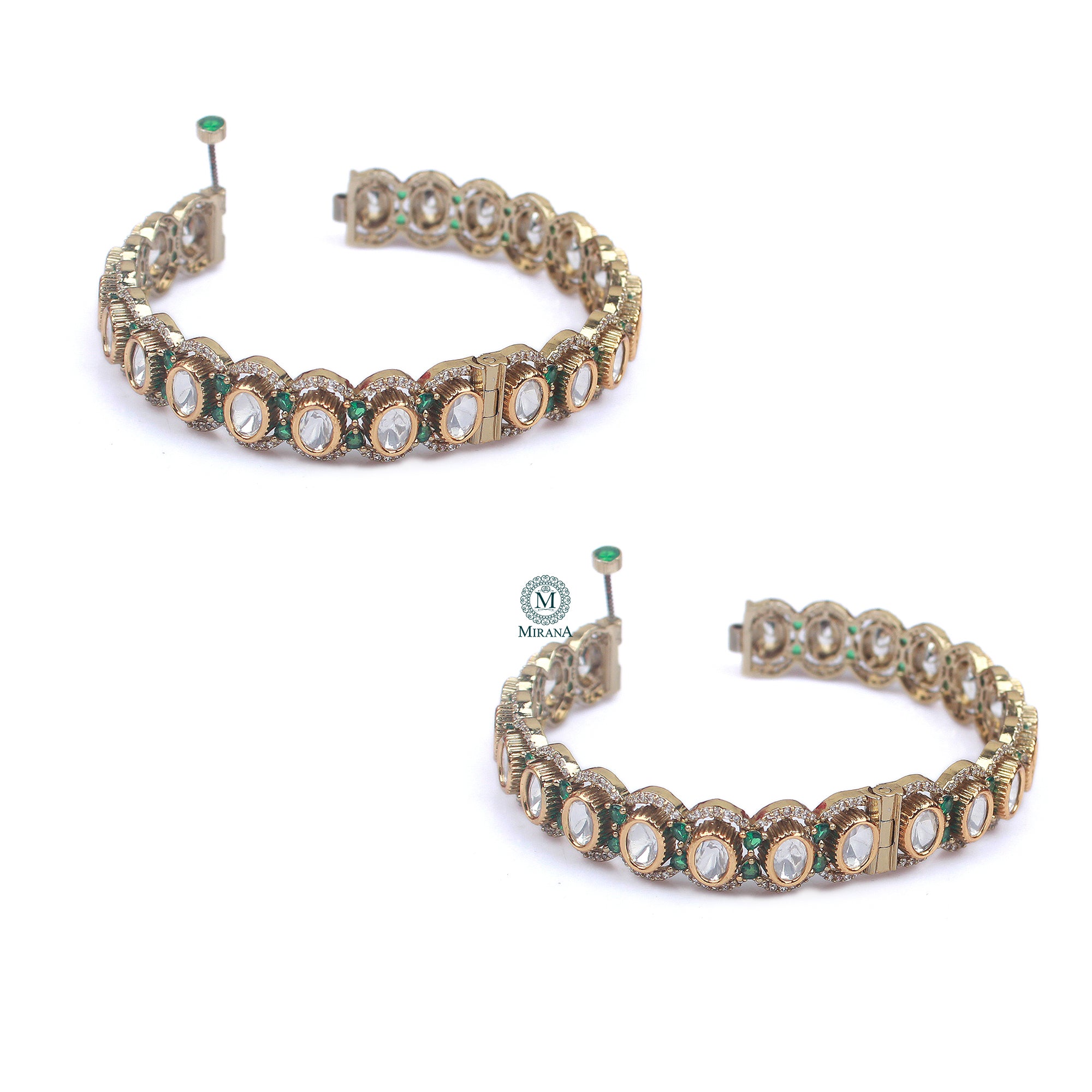 Adira Polki Designer Bangles