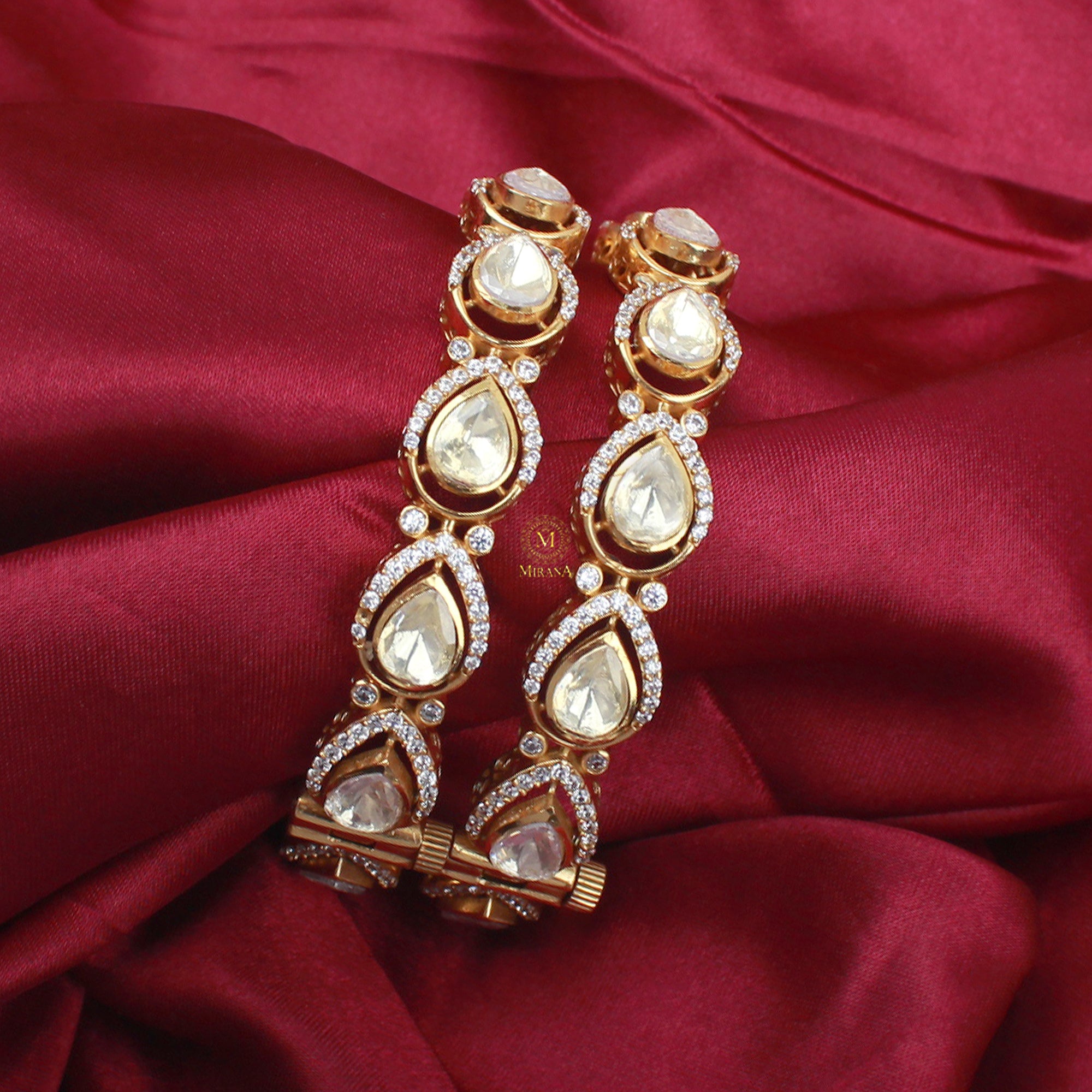 Lipa Moissanite Designer Bangles
