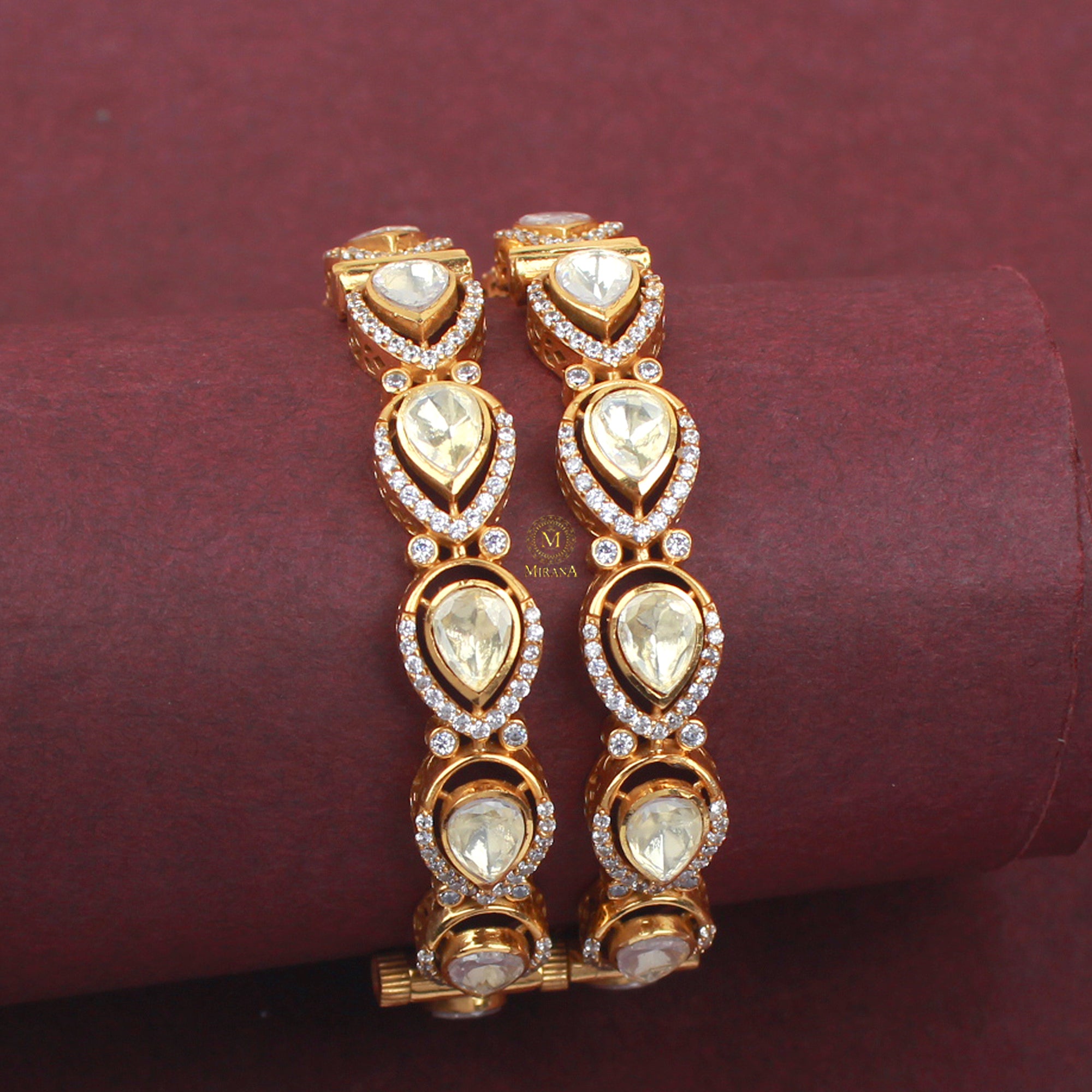 Lipa Moissanite Designer Bangles
