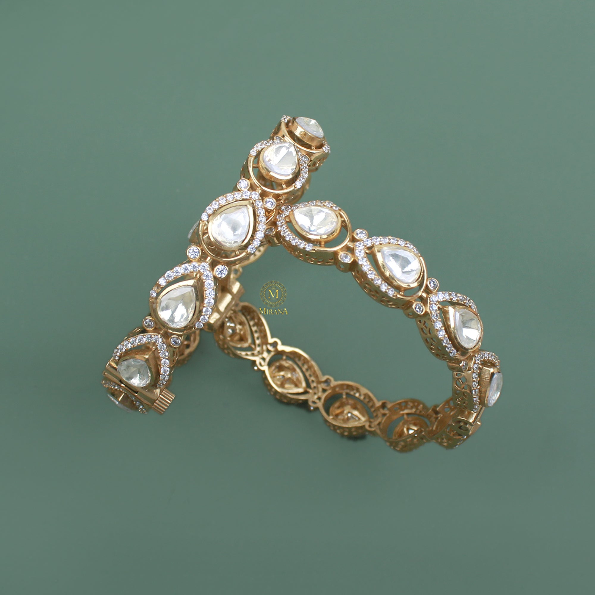 Lipa Moissanite Designer Bangles