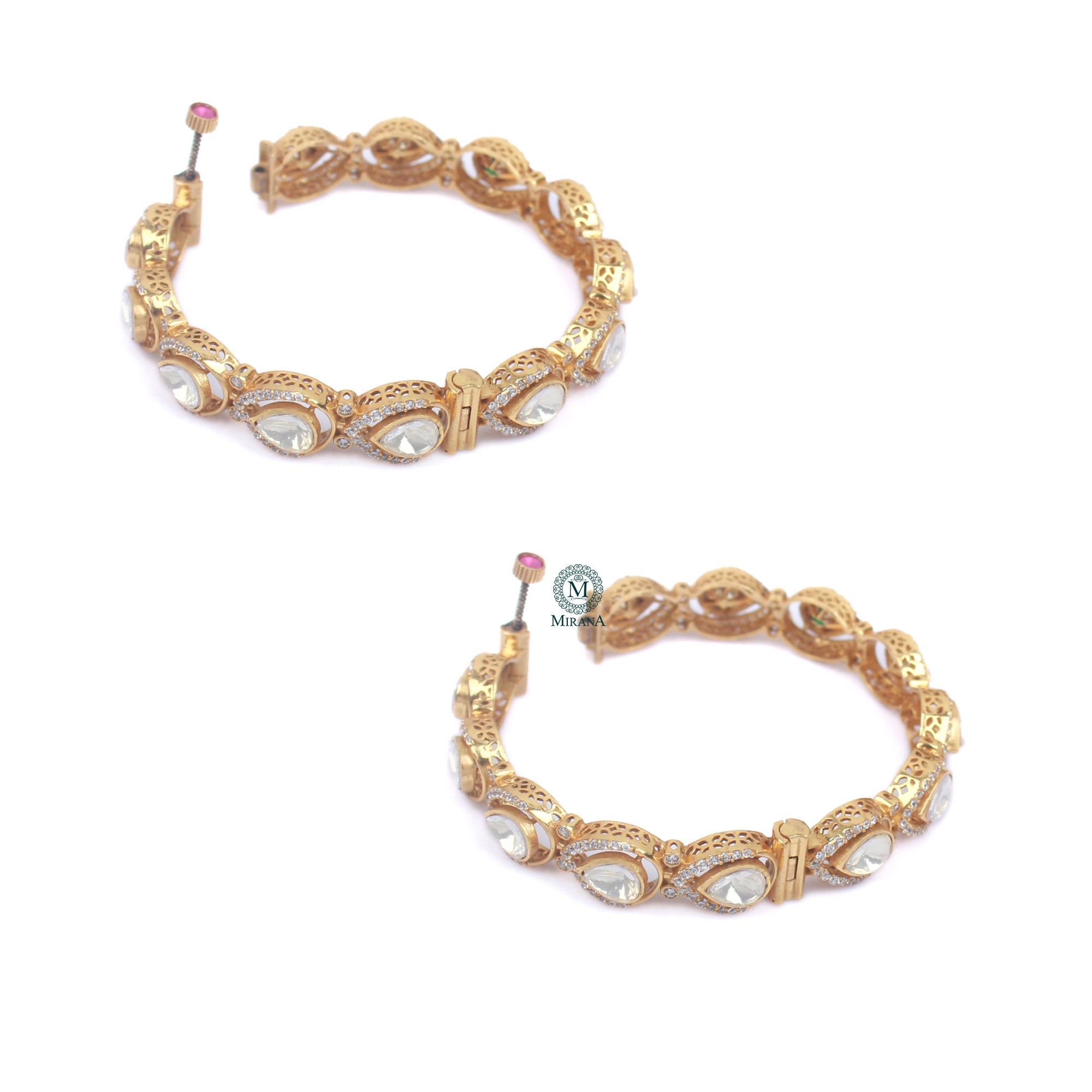 Lipa Moissanite Designer Bangles