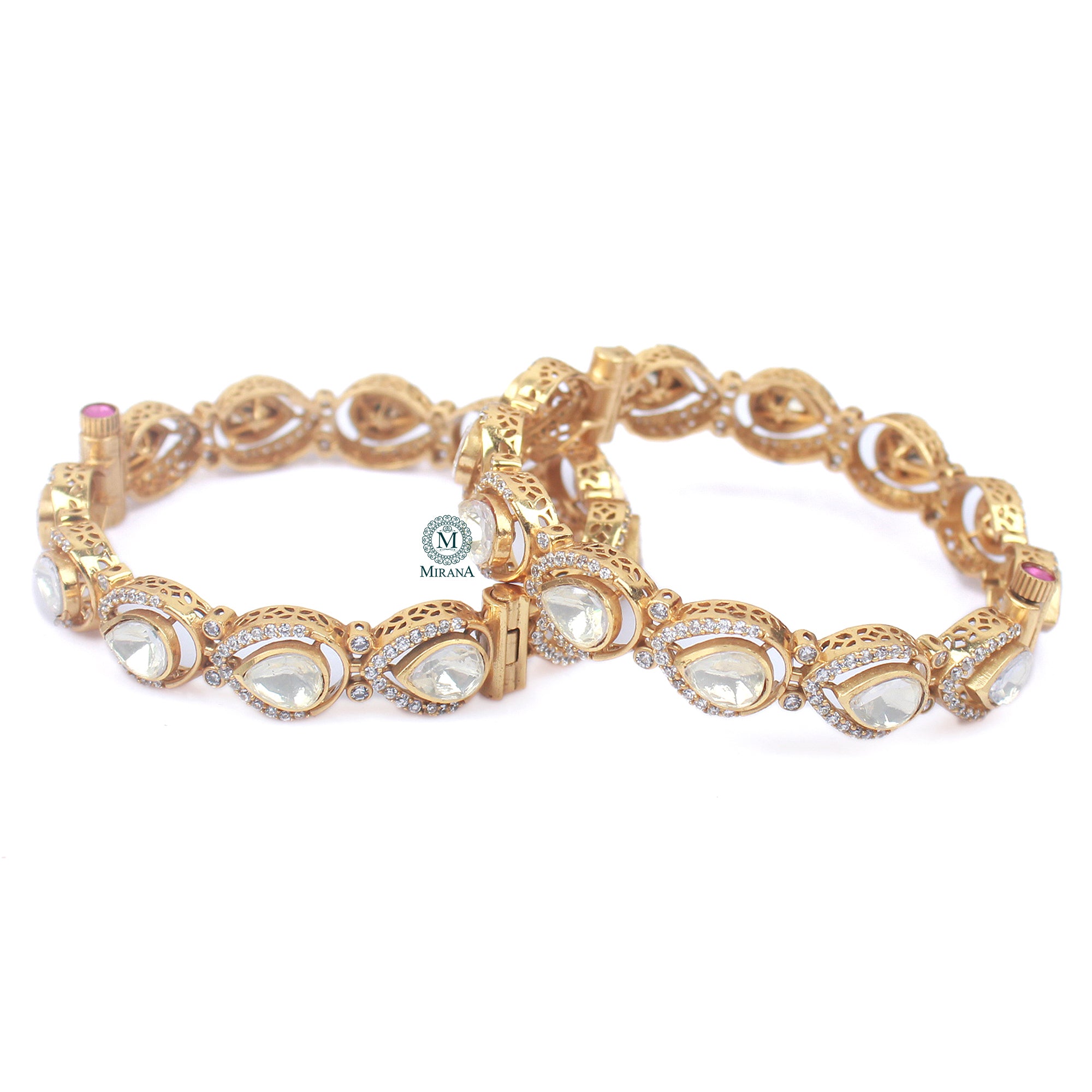Lipa Moissanite Designer Bangles