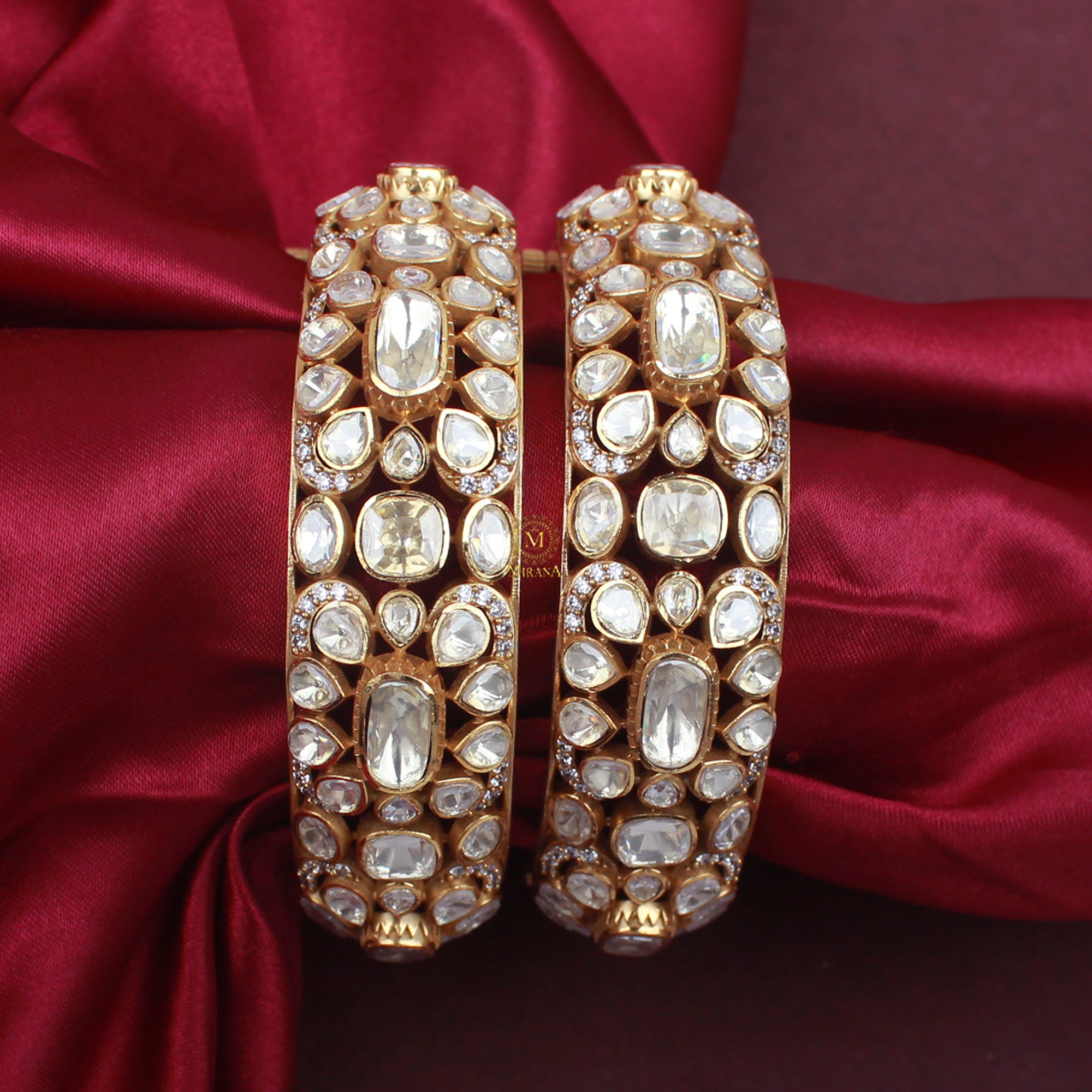 Geeta Moissanite Designer Bangles