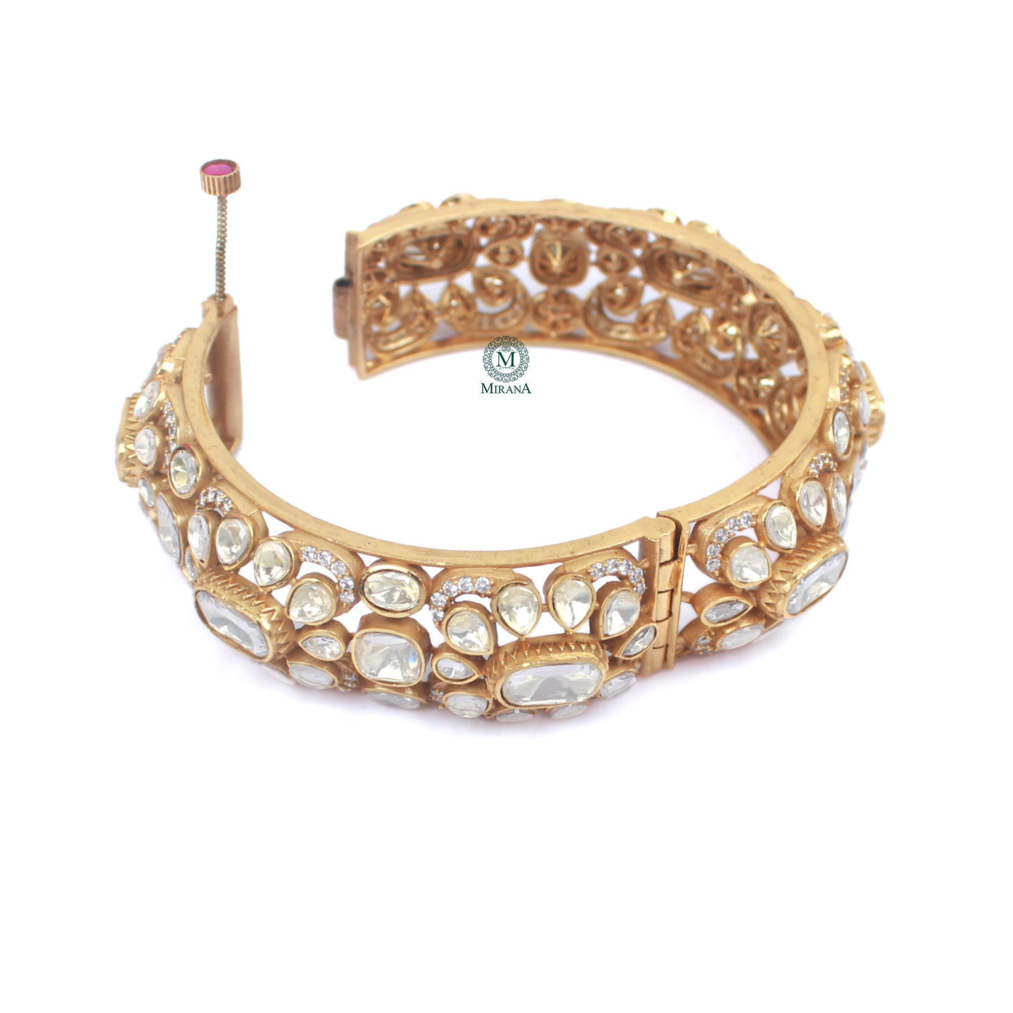 Geeta Moissanite Designer Bangles