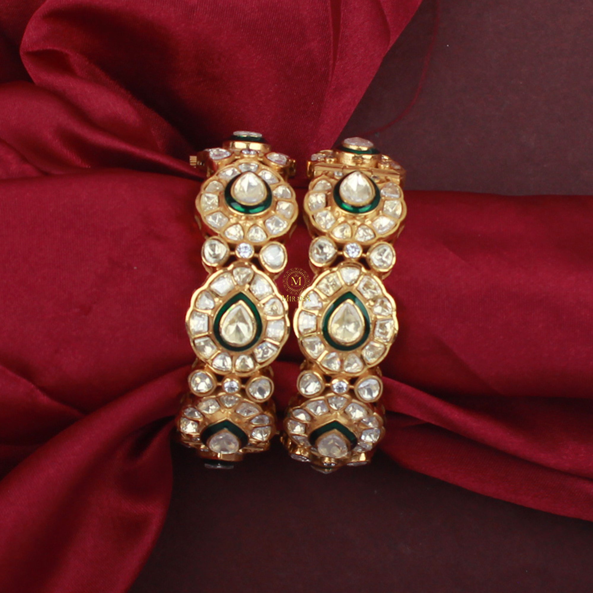 Rashmika Moissanite Designer Bangles