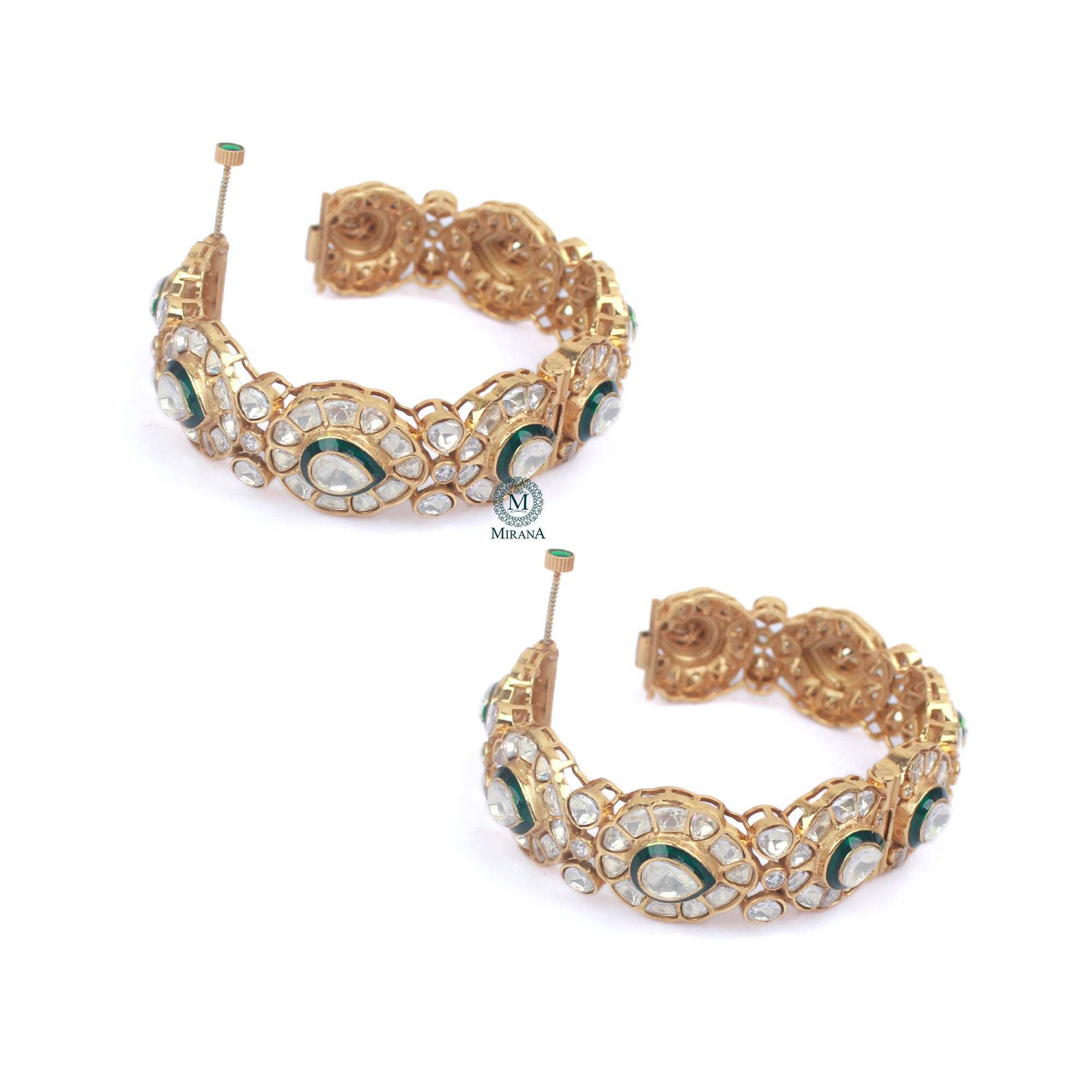 Rashmika Moissanite Designer Bangles