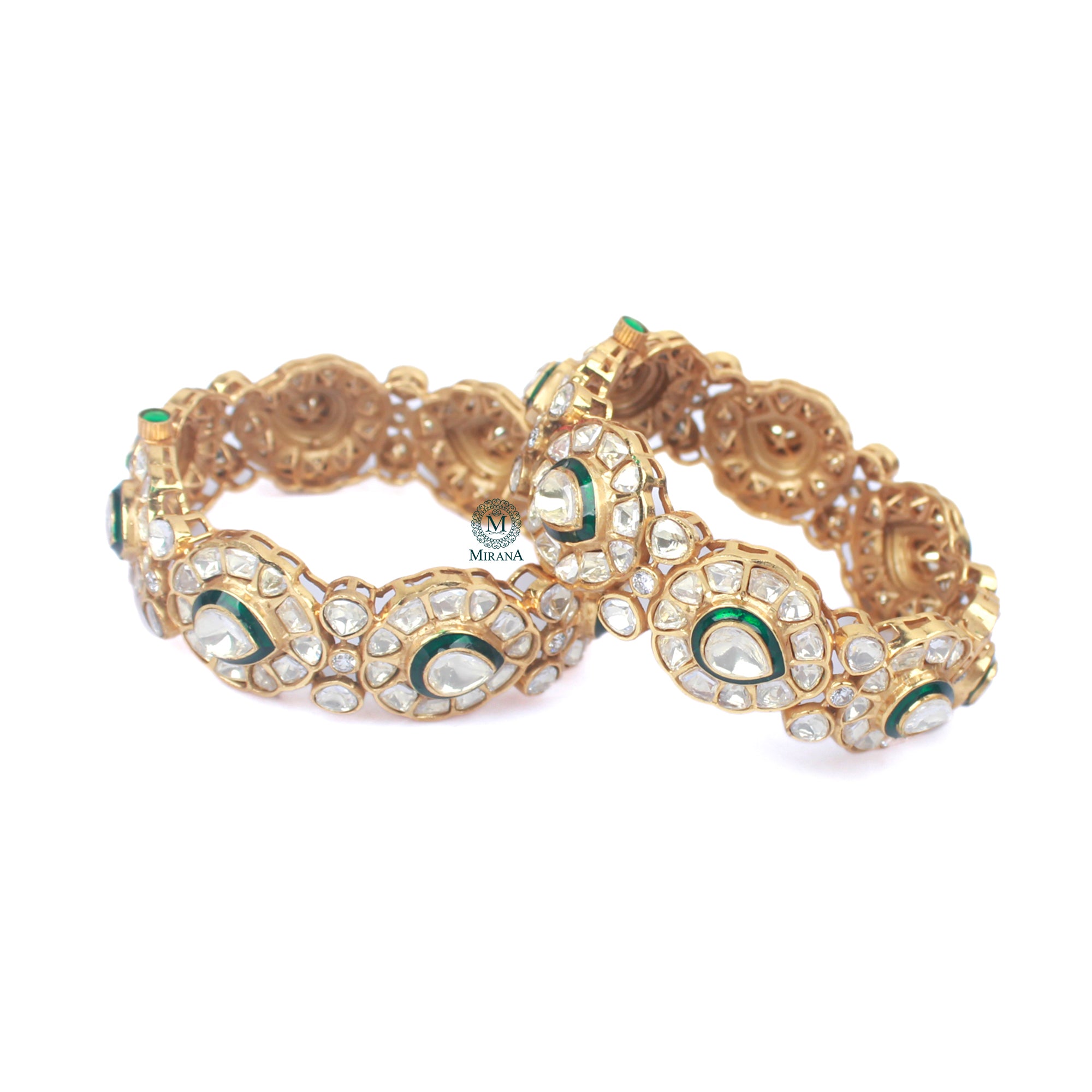 Rashmika Moissanite Designer Bangles