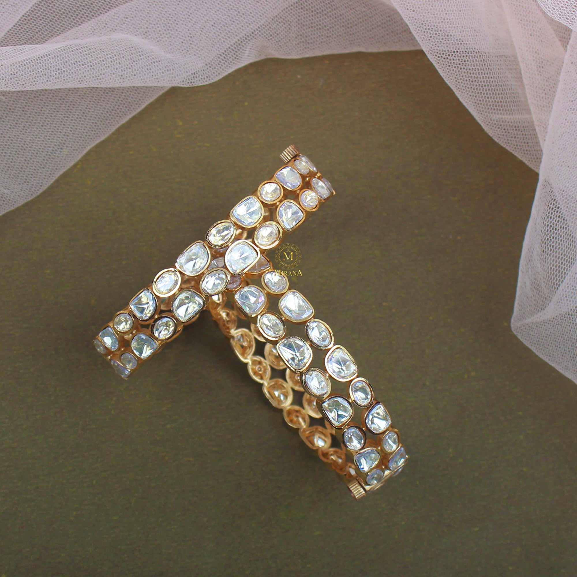 Kiashi Moissanite Designer Bangles