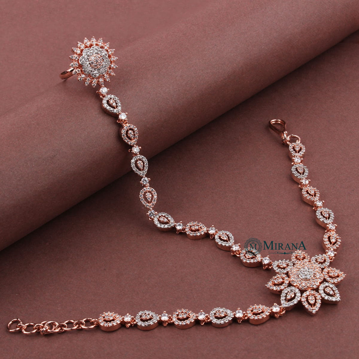Stunning Designer Flower Bracelet