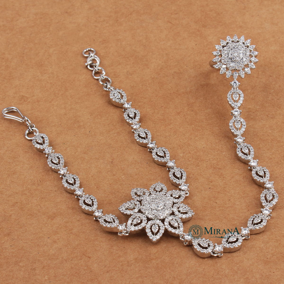 Stunning Designer Flower Bracelet