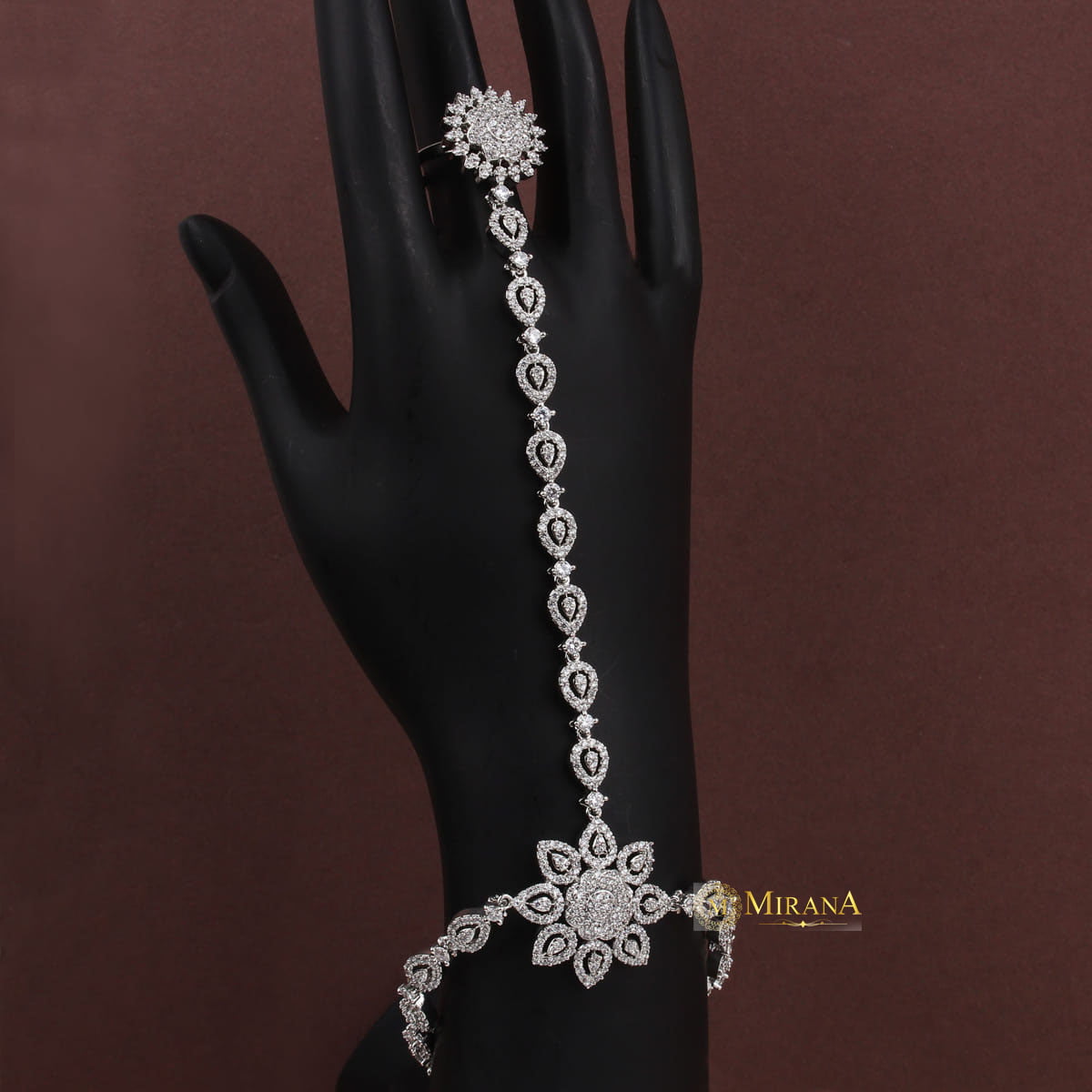 Stunning Designer Flower Bracelet