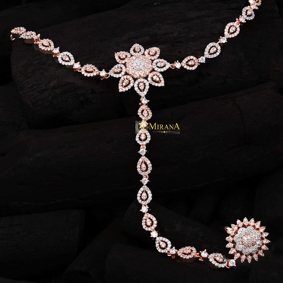 Stunning Designer Flower Bracelet