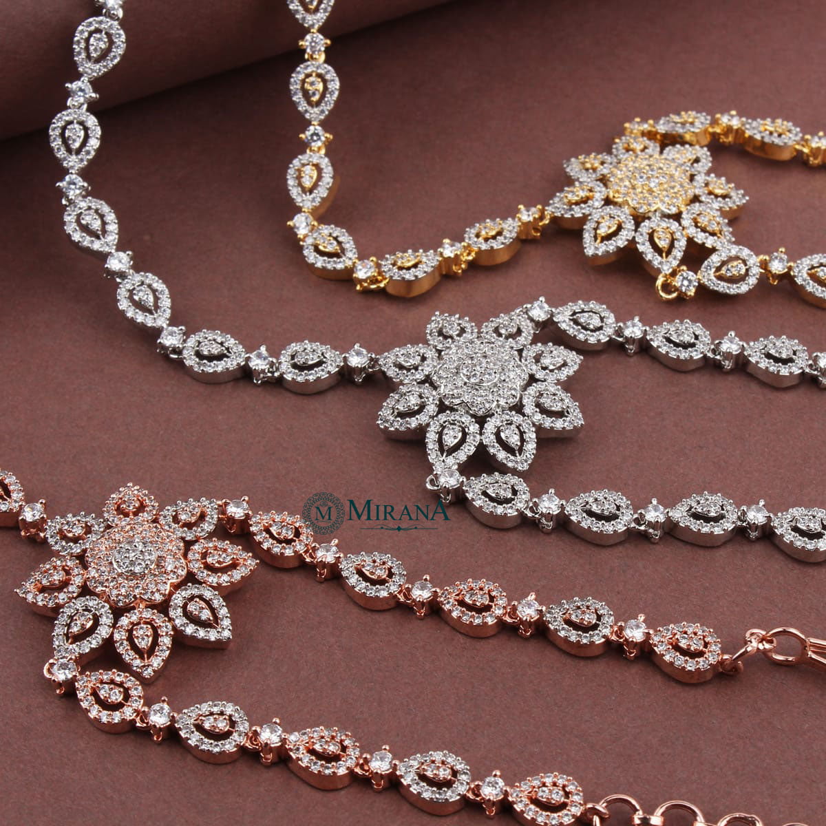 Stunning Designer Flower Bracelet