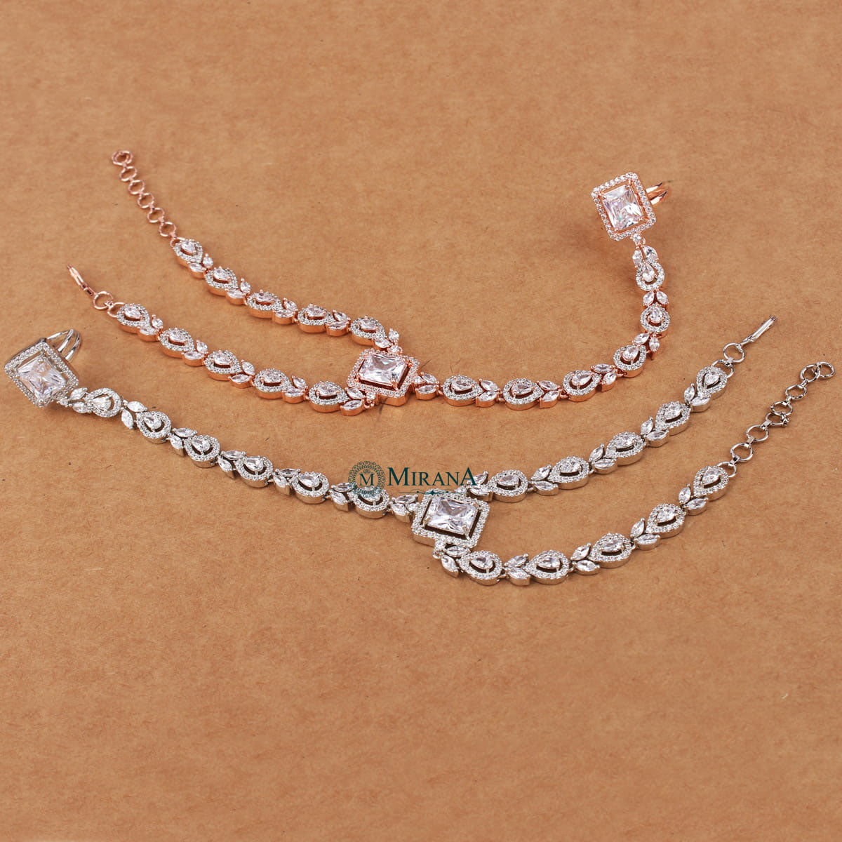 Sleek Designer Hand Bracelet