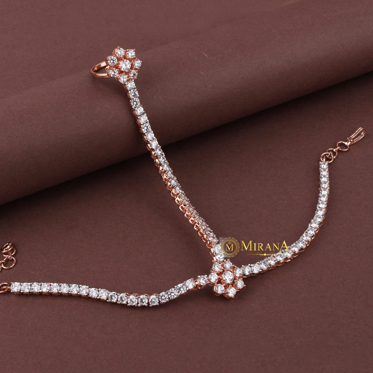 Sleek Designer Hand Bracelet