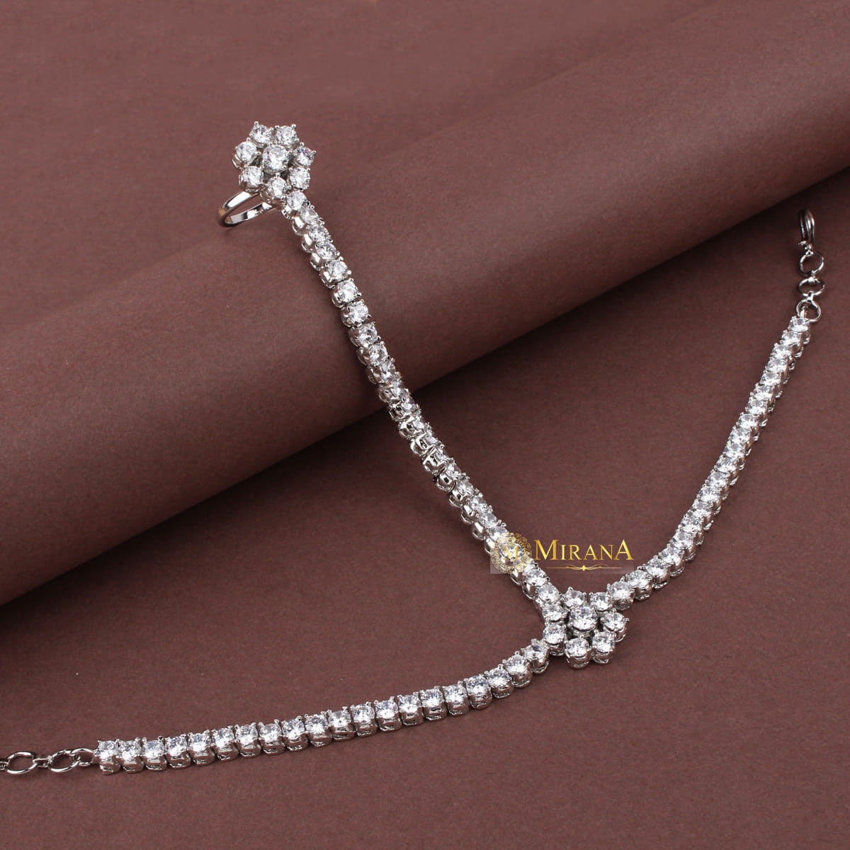 Sleek Designer Hand Bracelet