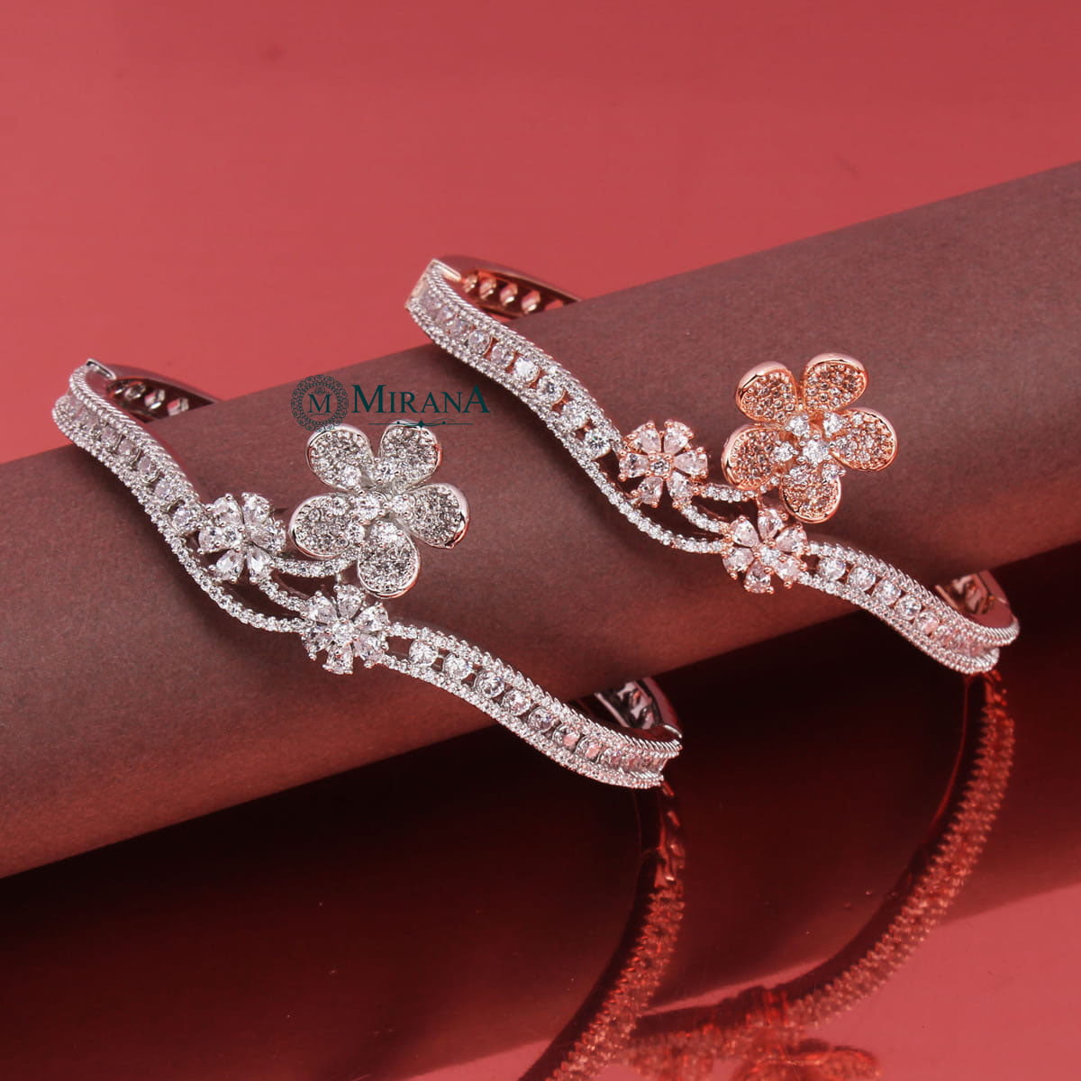 Beautiful Three Flower Design Bracelet