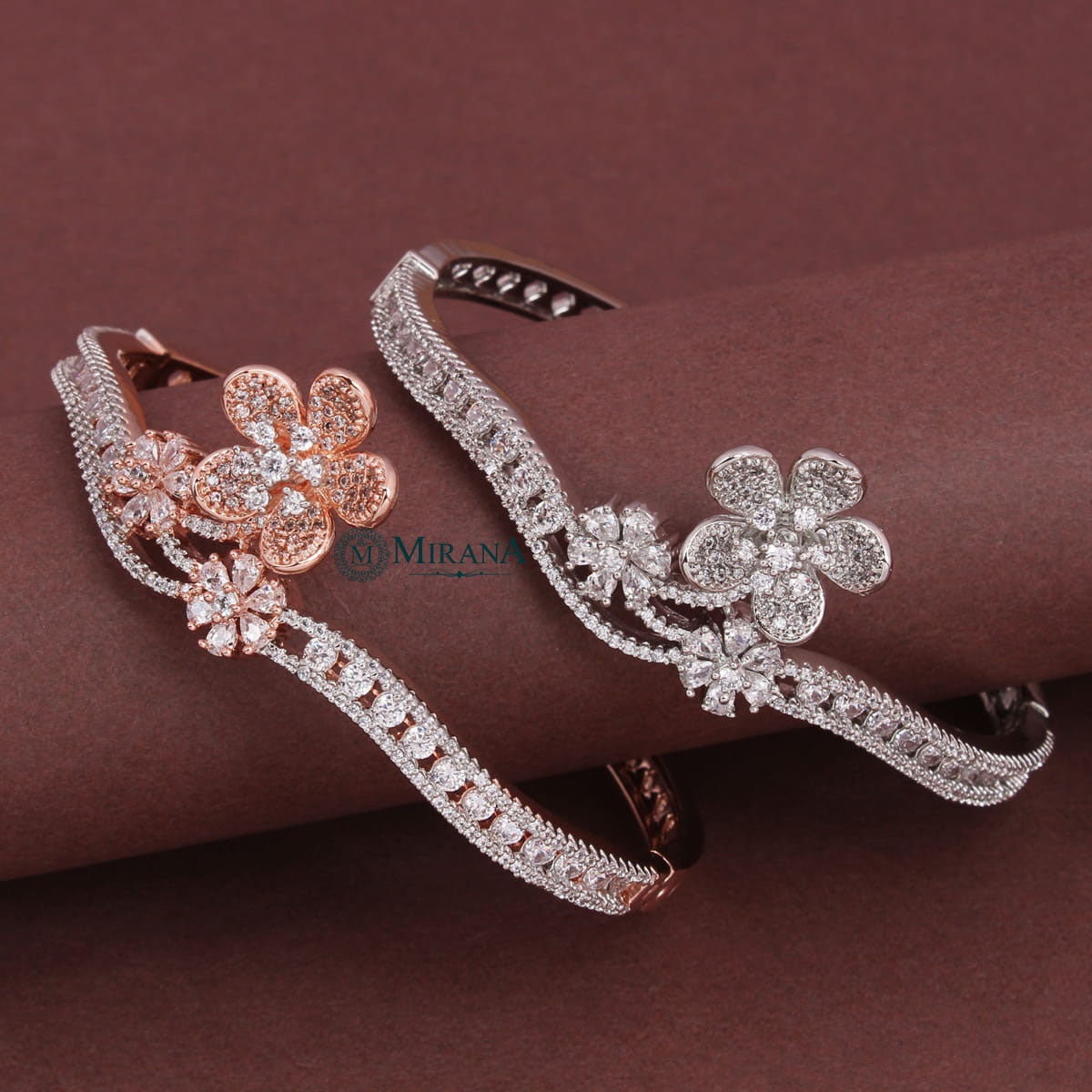 Beautiful Three Flower Design Bracelet