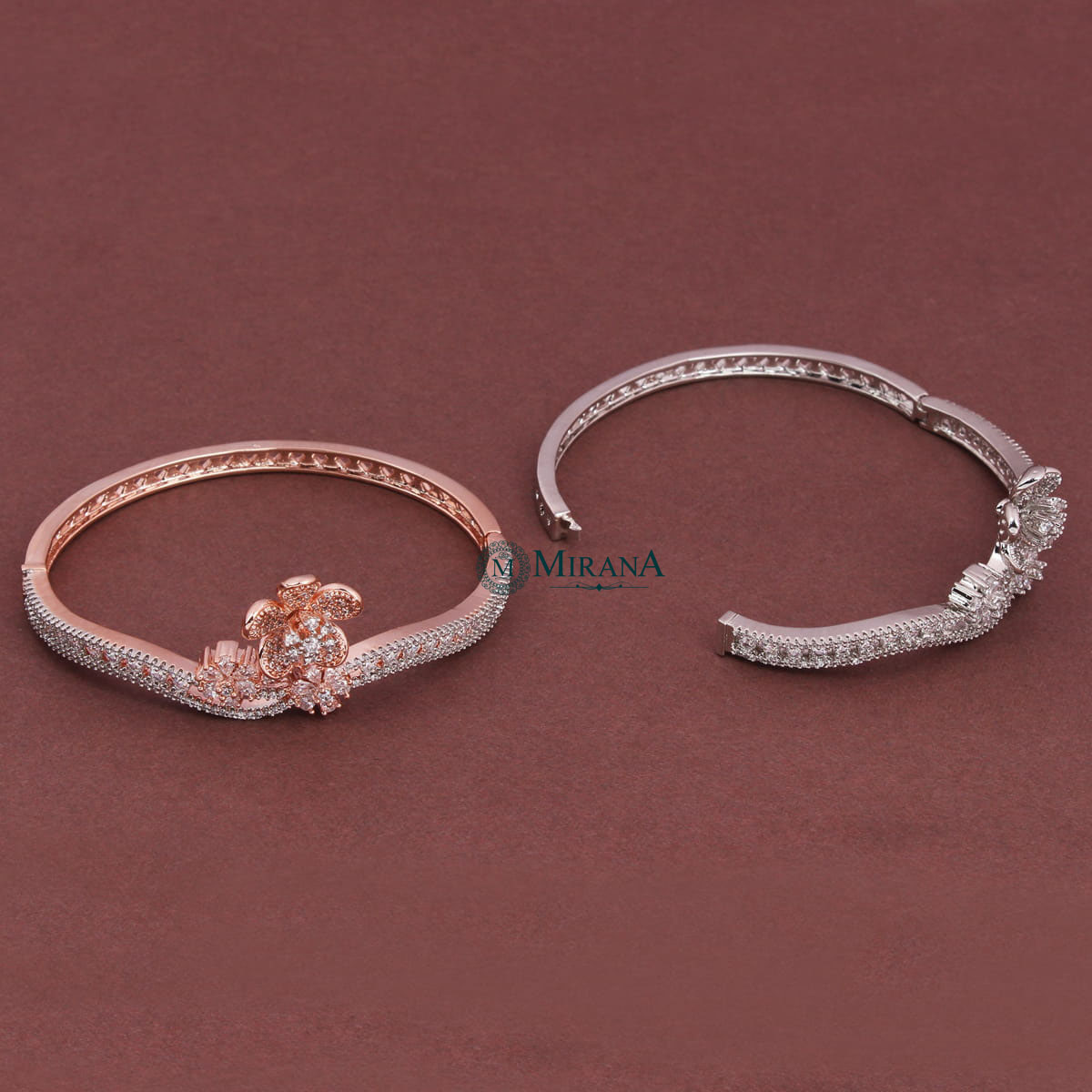 Beautiful Three Flower Design Bracelet