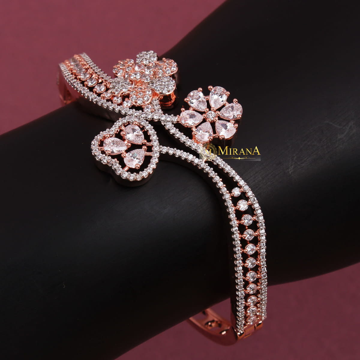 Flower Twig Designed Bracelet