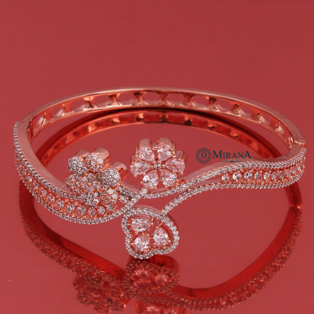 Flower Twig Designed Bracelet