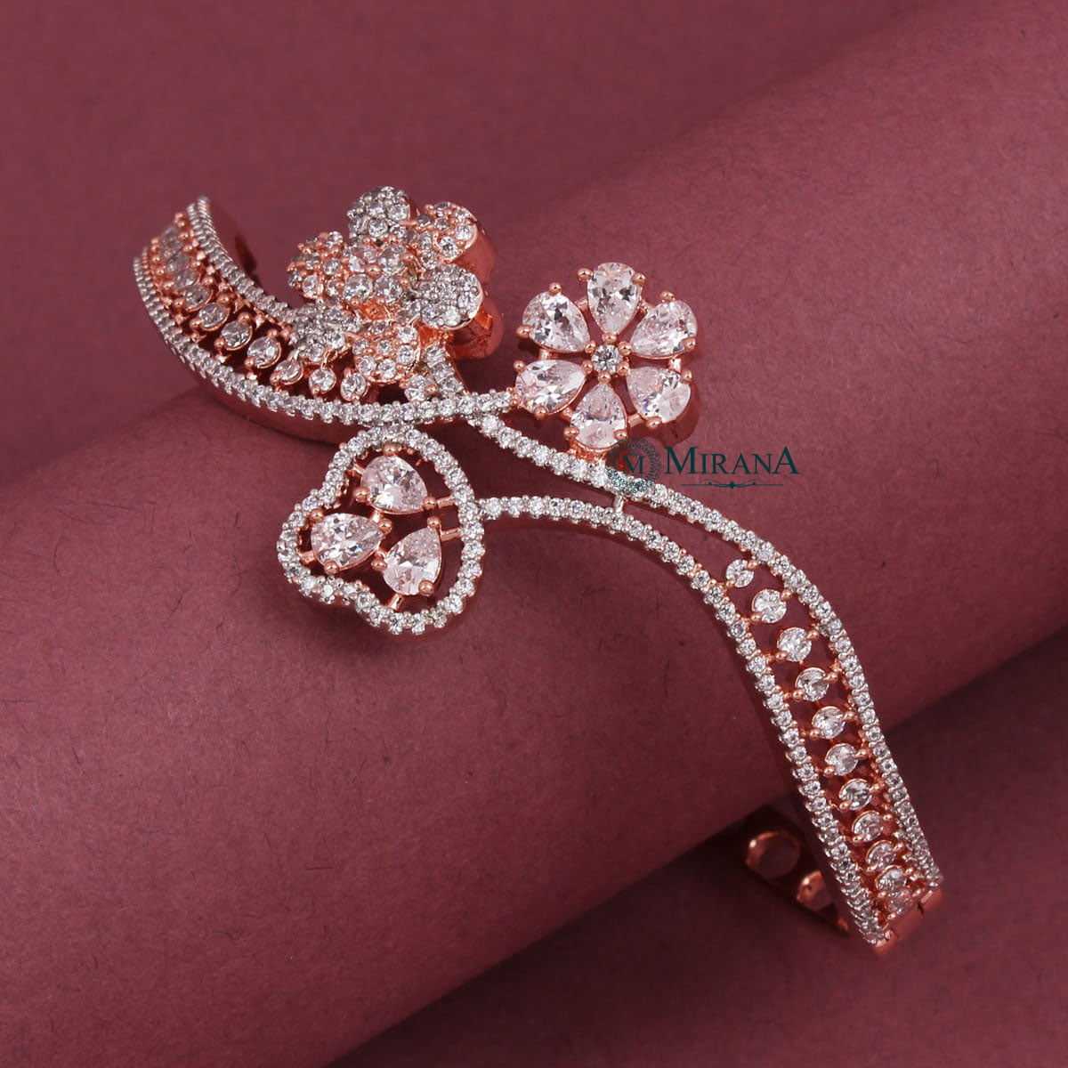 Flower Twig Designed Bracelet