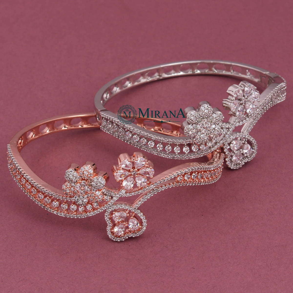 Flower Twig Designed Bracelet