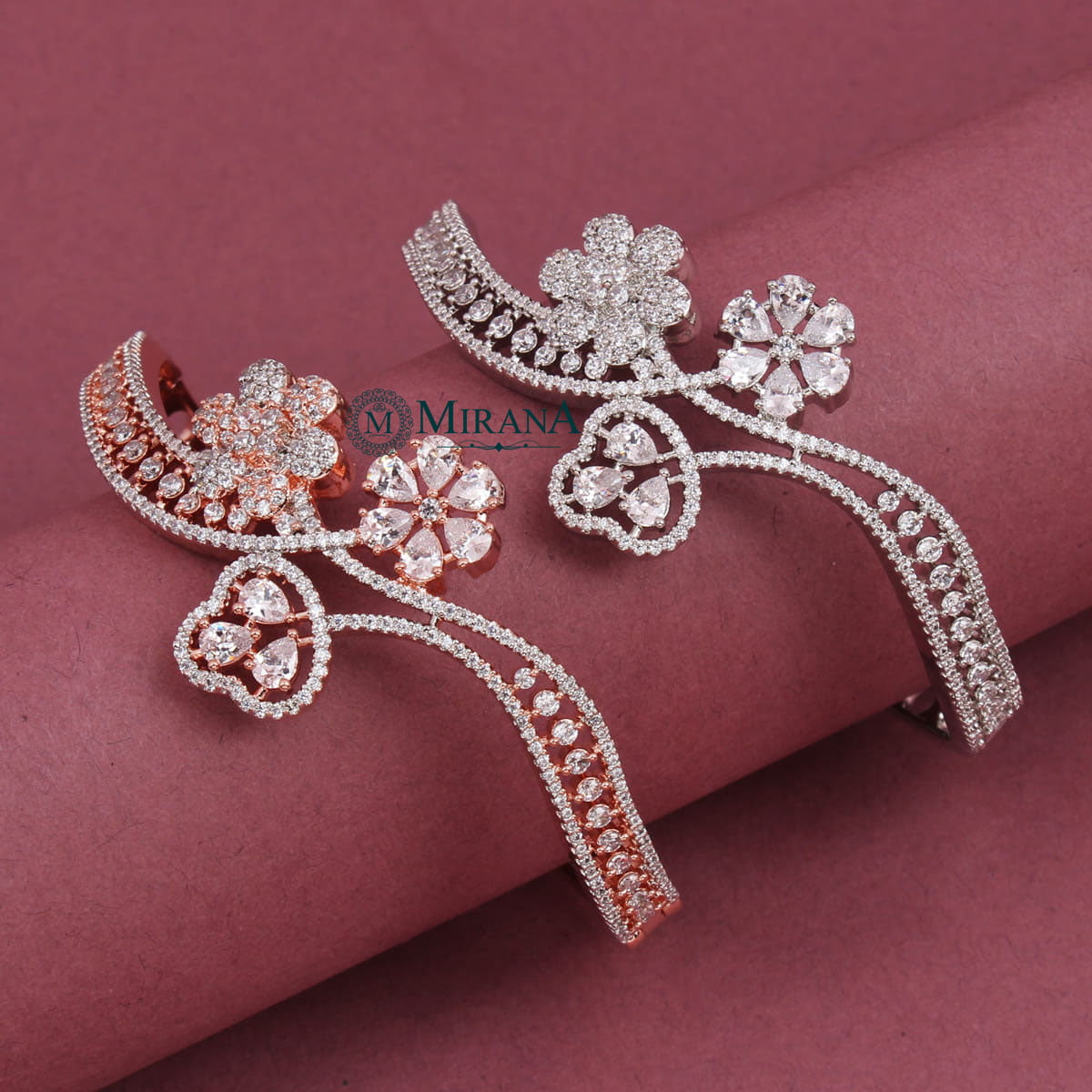 Flower Twig Designed Bracelet