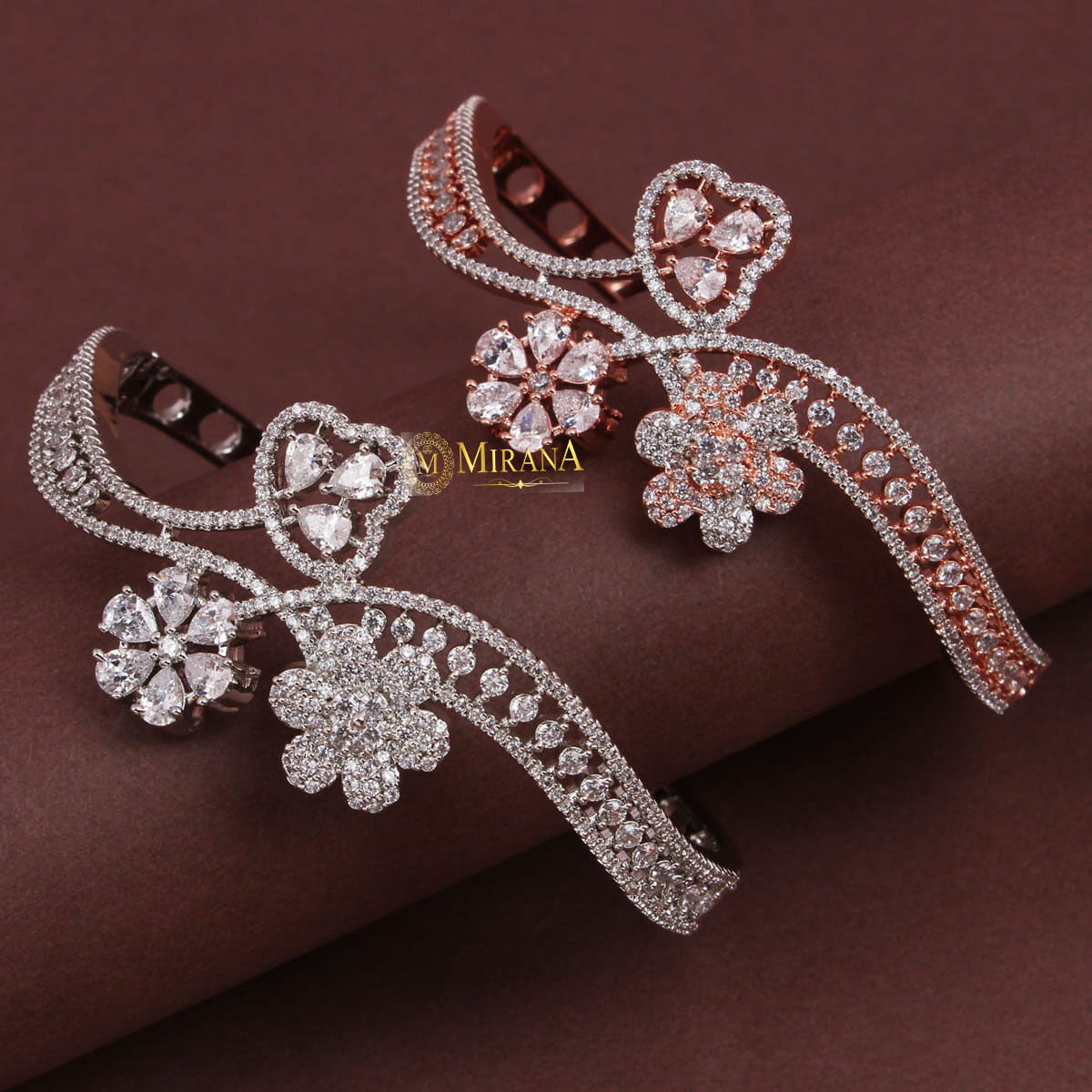 Flower Twig Designed Bracelet