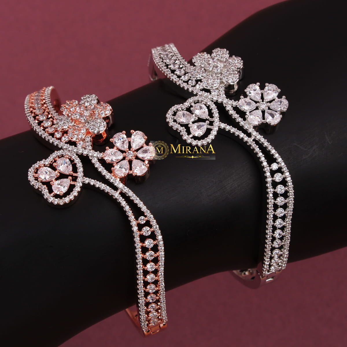 Flower Twig Designed Bracelet