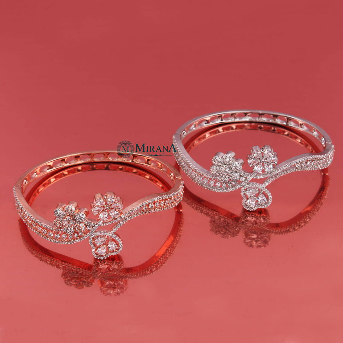 Flower Twig Designed Bracelet