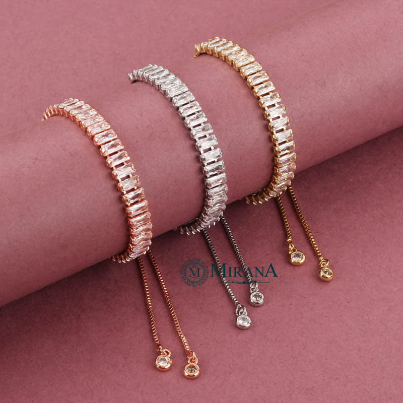 Bonnie Designer Sleek Hanging Charm Bracelet