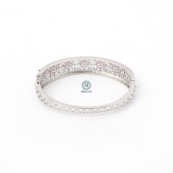 Doris Pink CZ Designer Bracelet