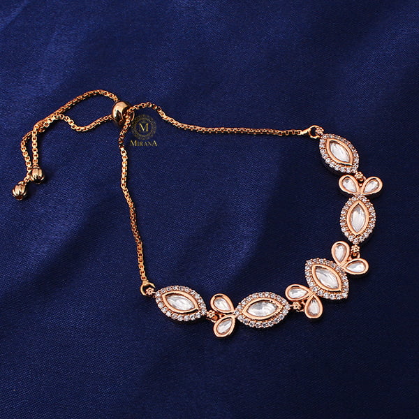 Tashi Polki Charm Designer Bracelet