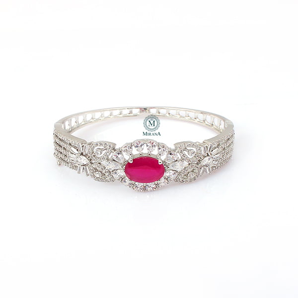 Laisha Ruby CZ Designer Bracelet