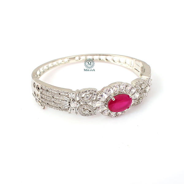 Laisha Ruby CZ Designer Bracelet