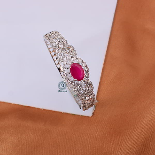 Laisha Ruby CZ Designer Bracelet