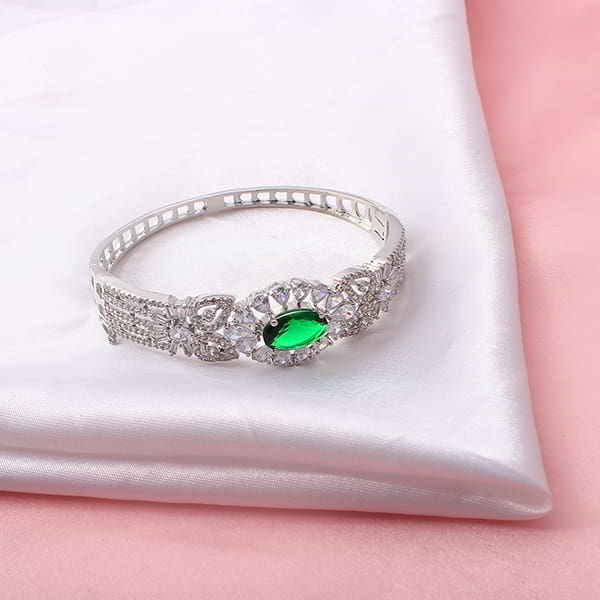 Laisha Emerald Green CZ Designer Bracelet