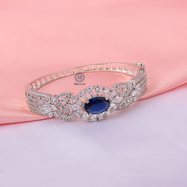 Laisha Sapphire Blue CZ Designer Bracelet