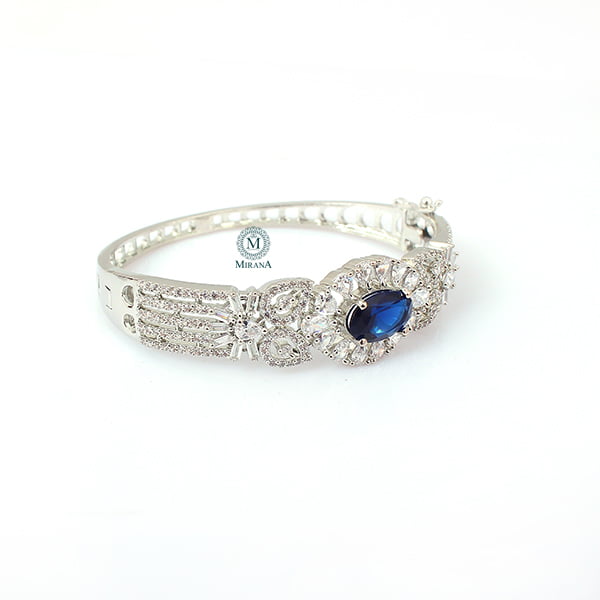 Laisha Sapphire Blue CZ Designer Bracelet