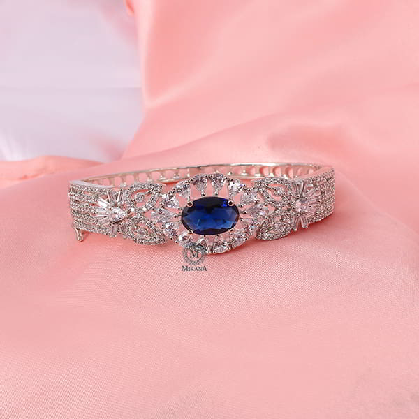 Laisha Sapphire Blue CZ Designer Bracelet